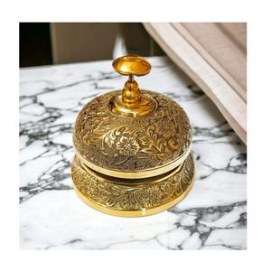 Sonnette de table en aluminium à pousser pour restaurant, bureau, cuisine - Product Image 1