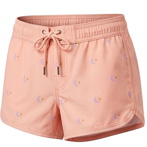 Shorts imprimés en molleton français pour femmes Athletic Works, avec cordon de serrage, respirants, style streetwear pour femmes - Product Image 5