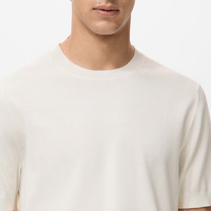 Tissu Jersey 100% Coton Léger, Écologique, Respirant, Couleur Unie, Service OEM, Conception de Vêtements Décontractés, Commandes en Gros, Coupe Tendance 2026 - Product Image 2