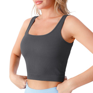 เสื้อกล้ามเปิดหลังแบบ U-Neck สำหรับผู้หญิง ขายส่ง – รับสกรีนโลโก้ ชุดออกกำลังกาย ชุดกีฬา สำหรับฟิตเนสและใส่ในชีวิตประจำวัน - Product Image 4