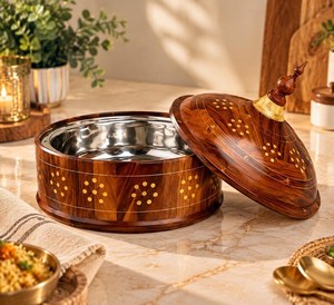Olla de madera al por mayor para utensilios de cocina y vajilla - Product Image 1