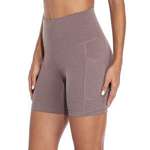 ชุดโยคะขาสั้นพร้อมผ้าสไปเด็กซ์ยืดหยุ่นสำหรับผู้หญิง - Product Image 5