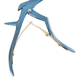 Juego de 5 Kerrison Rongeurs de Titanio Azul Premium (1mm/5mm) Punzón Espinal Ferris-Smith de 7 pulgadas con mordida ascendente de 45 grados 20/23cm Narham - Product Image 4