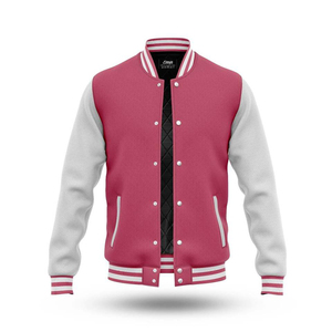Wholesale Custom Men's Varsity <b>Jacket</b> Multi-Color Fleece Letterman <b>Jacket</b> Contrast Sleeve Slim Fit <b>Baseball</b> <b>Bomber</b> <b>Jacket</b> for - Product Image 3