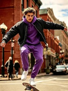 Conjunto Deportivo Personalizado de Alta Calidad para Hombre, Dos Piezas, Transpirable, Ligero, para Entrenamiento, Running, Jogging, Atletismo - Product Image 5