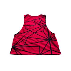 Camiseta sin mangas reversible de malla para lacrosse, con estampado por sublimación, transpirable, unisex, para adultos, con logo frontal. - Product Image 4