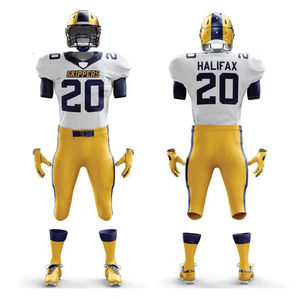 Uniforme de football américain de haute qualité à bas prix, 100% polyester, sublimé, vêtements de sport, séchage rapide, uniforme de football américain - Product Image 1