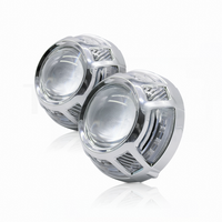 AILECAR Cache-projecteurs HID 3 pouces DRL Angel Eye style Panamera, accessoires de rétrofit et pièces de décoration pour phares de voiture