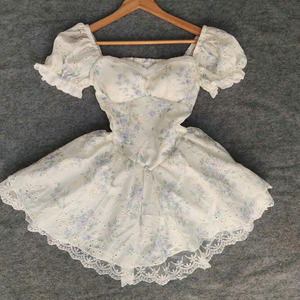 Vestido Largo Elegante para Mujer, Estilo Princesa, Manga Corta, Diseño Sólido, Combinación Perfecta de Elegancia, Comodidad, Casual y Formal - Product Image 3