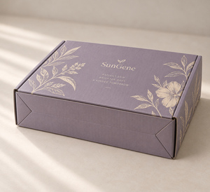 Boîtes en papier personnalisées pour coffrets cadeaux cosmétiques |   Emballage SunGene Mailer - Product Image 3