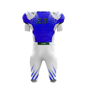 Uniforme de Fútbol Americano Personalizado de Primera Calidad, 100% Poliéster, Ropa Deportiva de Secado Rápido, Fabricante de Uniformes para Equipos, Hecho en Pakistán - Product Image 3