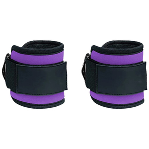 Hot Sale Breathable Leg Training <b>Adjustable</b> Neoprene Padded Double <b>Ring</b> Ankle Strap Heavy Duty Professional Protection OEM - Product Image 6