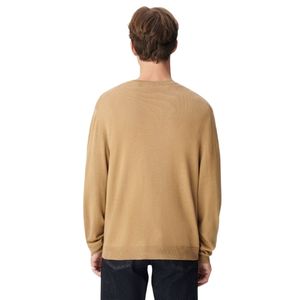 Pull en tricot à col en V pour homme, manches longues, décontracté, chaud, doux, tricot tendance, logo personnalisé, fabricant OEM, vente en gros - Product Image 3