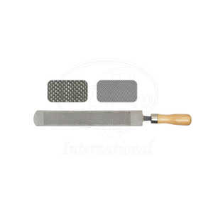 ตะไบแต่งกีบม้าแบบสองด้าน พร้อมด้ามไม้ ขนาด 17 นิ้ว เครื่องมือตัดแต่งกีบม้า - Product Image 1