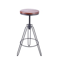 Tabourets de bar en bois uniques 2021, design moderne, écologiques, pour salon, hôpital, sous-sol, restaurant, hôtel, atelier, chambre
