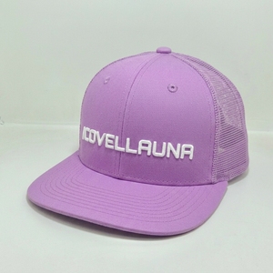 Casquette Trucker personnalisée à 6 panneaux, visière plate, logo brodé, dos en maille, fermeture réglable, OEM ODM, marque privée, vente en gros, faible MOQ - Product Image 3