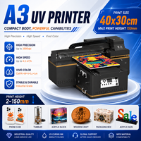 Impresora Plana UV Industrial A3 4030 Automática Nueva para Impresión de Señalización en Acrílico, Metal, Vidrio y PVC
