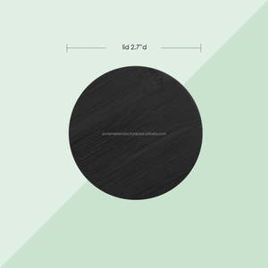 Finest Quality Round <b>Black</b> Iron Wax Container Large Size for Indoor Use Attractive Design Elegant Metal Jar for Home Decor - Product Image 6