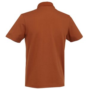 Chemise à manches courtes pour homme, couleur unie, style décontracté, coupe classique, boutons sur le devant, 100% polyester, service OEM - Product Image 4