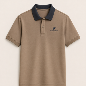 Polo pour homme avec logo personnalisé, de haute qualité, respirant, en coton piqué, manches courtes, coupe ajustée, décontracté, pour le golf, le sport et les affaires - Product Image 2