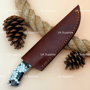 Couteau de chasse tactique personnalisé pour l'extérieur, lame en acier inoxydable, pointe tombante, qualité industrielle 10, manche durable en nid d'abeille, OEM ODM - Product Image 6