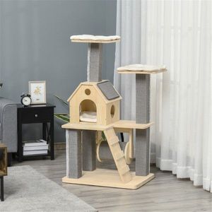 Tiragraffi per Gatti in Legno: L'Albero Gioco Perfetto per il Tuo Amico Peloso - Product Image 4