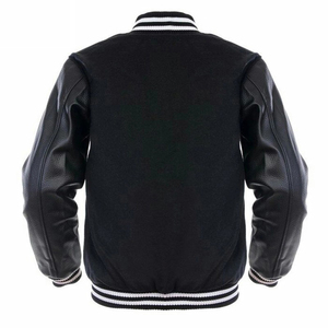 High Quality Wool Men's Letterman <b>Jacket</b> Custom Embroidery Plus Size Long Sleeves Front Logo Wholesale Breathable for <b>Winter</b> - Product Image 4