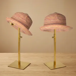 Metal <b>Head</b> Rack <b>Stand</b> Set of 2 Decorative Metal <b>Head</b> Display Holders for Hats <b>Wigs</b> Caps and Accessories Retail Store Display - Product Image 6