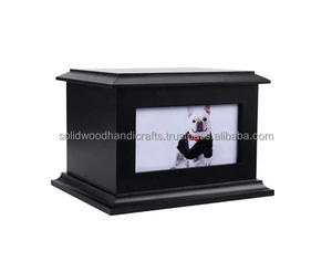 Pet Photo Frame Wooden Urns Handmade Cremation <b>Keepsake</b> Urns Made Of High Quality - Product Image 3