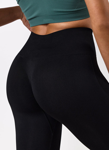 Wholesale Custom Logo Pants <b>Booty</b>-Lifting High Waist Full-Length <b>Leggings</b> Tummy Control Breathable Eco-Friendly Sports - Product Image 3
