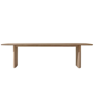 Elegante Mesa de Comedor Rectangular para Exterior de Madera de Teca Sólida, Diseño Arquitectónico Contemporáneo, Colección de Muebles de Jardín - Product Image 3