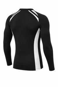 Camiseta de Manga Larga para Hombre, Color Sólido, 100% Poliéster, UPF50+, Ecológica, de Secado Rápido y Absorción de Sudor, para Fitness - Product Image 5