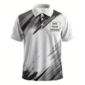 Chemises de cricket personnalisées avec nom et numéro, chemise d'équipe, impression intégrale, col respirant, adaptées aux activités de plein air - Product Image 4