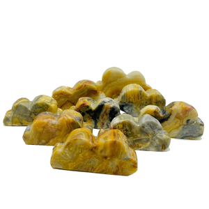 Cristal de ágata súper raro tallado en forma de nube, piedra de cristal para decoración del hogar, nube de cristal tallada, mayorista - Product Image 1
