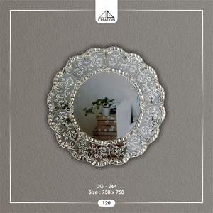 Como un espejo de pared, este espejo está diseñado para una fácil instalación y es adecuado para diversas aplicaciones, con un diseño de decoración artística. - Product Image 2