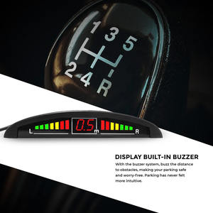 เซ็นเซอร์จอดรถ Roadpower Diamond 6 จุด พร้อมจอแสดงผล LED ระยะ 0.3–1.5 ม., DC 10–14.7V และระบบแจ้งเตือนด้วยเสียงเพื่อความปลอดภัย - Product Image 5