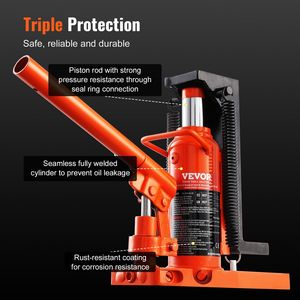 2.5 tonnellate di punta idraulica 5 tonnellate di capacità di sollevamento superiore 0.8-5.3 altezza della punta 8.9-13.4 di altezza superiore presa ad artiglio per martinetti per auto macchine - Product Image 5