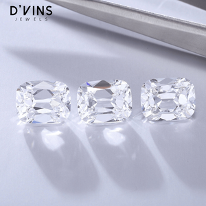 D'vins Jewels Anillo de Compromiso de Moda con Diamante Cultivado en Laboratorio de Corte Antiguo de 3 Quilates, Tipo Cojín, Precio Bajo, Más CVD, para Fabricación de Anillos - Product Image 4