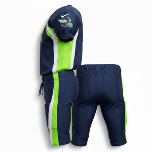 Sublimation American Football Uniform Custom Team Design Gridiron Jersey High Elastic <b>Padded</b> <b>Game</b> Pants Uniform Sets 3D - Product Image 2