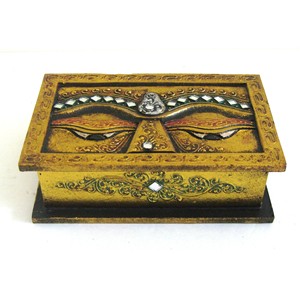 Handcrafted Teak <b>Wood</b> Artisan Mosaic Inlay <b>Storage</b> Box - Wholesale - Product Image 3