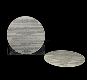 2025ยกพรของคุณ: ชุด Judaica Bencher ร่วมสมัยมีดีไซน์และขาตั้งอะคริลิกทรงกลม - Product Image 1