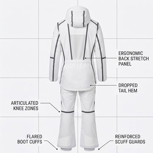 MALUZA INDUSTRIES Bulk Custom <b>Men</b> Hooded Ski Wear Suit Windproof Waterproof 10,000mm Thermal Snowboarding Jacket Winter Sports - Product Image 2