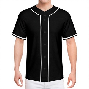 Guantes de Secado Rápido, Jersey de Béisbol Urbano, 100% Poliéster, Sublimación Personalizada, Transpirable, Cuello en V, Bordado 3D, Nombre del Equipo en la Parte Delantera - Product Image 1