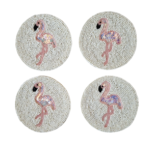 Modern Luxury Decorative Bead Cocktail Coasters <b>Table</b> <b>Protection</b> for Home Decor Artisan Craft - Product Image 1