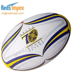 ลูกบอลรักบี้คุณภาพพรีเมียม ผลิตจากยางสังเคราะห์ รับทำโลโก้ตามสั่ง ประสิทธิภาพระดับการแข่งขัน ทนทานและใช้งานได้ยาวนาน - Product Image 2