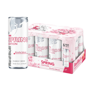 Boisson énergisante Red Bull populaire, édition printemps, cerise sakura, 250 ml, édition limitée, vente en promotion - Product Image 4