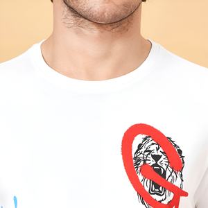 T-shirt graphique graffiti pour homme, streetwear décontracté, tee-shirt en coton imprimé, manches courtes, mode urbaine, tendance estivale, haut pour homme - Product Image 6