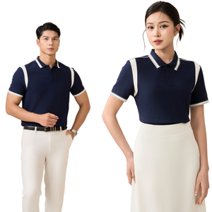 Performance Polo T-Shirt 210gsm Algodón absorbente de humedad Poly Dynamic Axila Panel Venta al por mayor y listo Stock disponible - Product Image 1