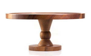 Support à gâteau en bois sur mesure, plateau à gâteau en bois massif, outils pour gâteaux, support à gâteau en bois, prix de gros direct usine - Product Image 6