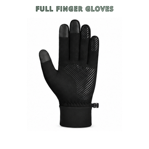 Gants de cyclisme à doigts entiers, compatibles écran tactile, coupe-vent, pour VTT et route, avec logo personnalisé - Product Image 2